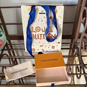 Louis Vuitton Blue and Gold Gift Set